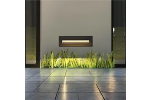 Recessed Installation LED Wall Lamps Shade Horizontal Embedded Mounting for Corridor Lighting Aluminum for Home Office