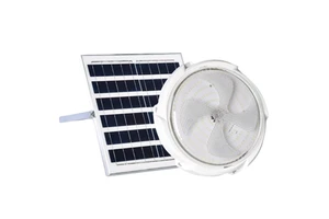 LED Solar Flood Lights IP65 Waterproof Wall-Mounted Dimmable Timer Remote Control Garden Lighting