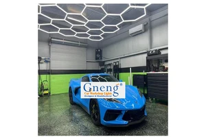 Customized DIY Hexagon Light Dimmable 110V 220V Parking Garage Light Car Workshop Lights