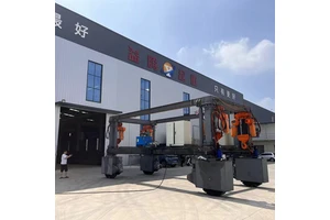 40 Ton Top-Pick Container Lift-Mobile Handler for 20ft & 40ft ISO Containers 80 Ton Capacity Motor Powered