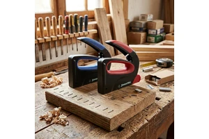 Framing Nail Gun JY2278 2 In 1 Forward Action, T50 8(5/16")-12mm(1/2") Plastic Heavy Duty Staple Gun
