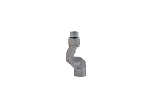 Made Zinc Alloy 3/4"/ 1" Fuel Nozzle Joint Rotating Connector Durable Fuel Dispenser 90 Degree 3/4" X 3/4" Two Plane Hose Swivel
