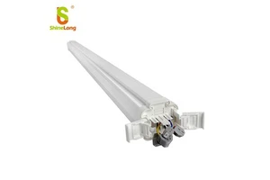 Adjustable tri-proof LED light 3000K-5000K CCT switchable 3-wattages-in-1 LED linear Tri-proof IP66 light