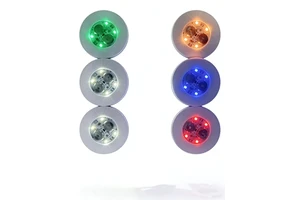 Small MOQ LED Lamp Water Bottle Posavasos Low Price Coaster Led Light Pad for Wine Display LED Cup Holder