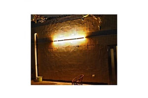 Solar-powered LED SMD Outdoor Courtyard Landscape Lighting Decorative Line Splicing Design Contour Decoration Wall Washer Light