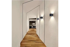 ZOMI 3W*2 Double Head Wall Lamp IP65 Outdoor Wall Lights Decorative Lighting Bedside Decoration Lighting Wall Lamp Aluminum