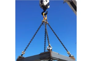 Z2LIFTING G80 Alloy Steel Chain Lifting Chain Sling For Overhead Crane Hook Lifting Chain Slings