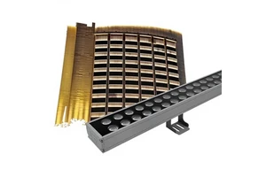 LED Wall Washer 48W Outdoor IP65 Waterproof 3000K Aluminum Customized Line Light Sign Exterior Wall Contour Lighting 24V