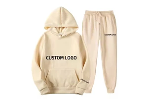 Men Sweatshirt Two Piece Set Style Men Gym Slim Fit Tracksuit Set Men Clothing Tracksuit Hoodie Set