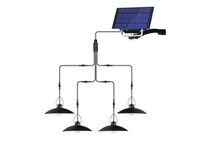 Remote Control Solar Powered Rechargeable IP65 LED Small Pendant Light Waterproof Dimmable Outdoor/Indoor Night Lighting