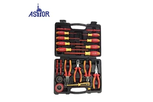20 Pcs 1000V Insulated VDE Screwdriver and Pliers Hand Tool Set Kit