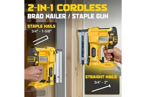 18-20V Brushless Nail Gun F10-F50 Electric Brad Nailer for Professional Industrial DIY Carpentry Roof Ceiling Decoration