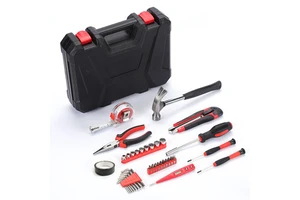 36-Piece Professional Household Repair Hardware Kit Hammer Wrenches Hand Tool Set for DIY Car Electrical Work Packaged in Bag
