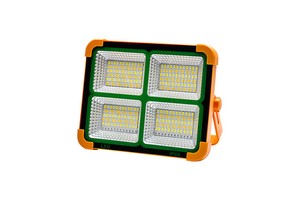 Solar Rechargeable Magnetic LED Flood Light with Tripod Mount Customizable for Camping Outdoor