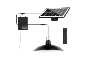 NEW Solar Shed Light Indoor Outdoor with Pull String Battery Box Daytime or Night