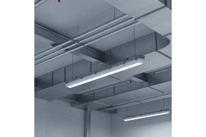 Linkable Linear Tri-Proof LED Light with Battery Backup for Warehouse Factory Outdoor Use