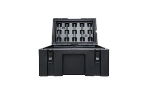 Large Hard Supply 76L Durable LLDPE Worksite Storage Transport Wrench Complete Tool Box Set