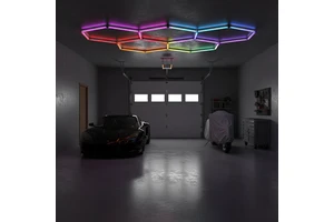 Hexagon LED Light for Garage Maintenance Honeycomb Lamp for Parking Space and Ceiling Lighting