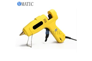 60-100W Adjustable Temperature Hot Melt Glue Gun, 220V Electric with 5 pcs Glue Sticks, for DIY, Crafts, Packaging and Repairs
