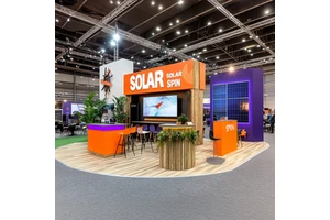 20x20ft Reusable Exhibition Booth Light Box 3x3m Fair Stand Solar Energy Expo Trade Show Booth Exhibit for RE Southeast