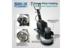 Industrial Heavy Duty 7.5KW 10HP 580mm Working Width Gear Driven 380V 3 Phase Planetary Concrete Floor Epoxy Grinding Machine