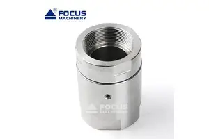 Stainless Steel Straight Through Rotary Joint High Pressure Water Hydraulic Oil Air Rotating Joint Low Torque Swivel Union