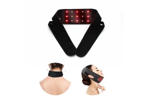 Neck Chin Red LED Light 660nm 850nm Chin Wrap Red Light Therapy Chin Strap for Contouring