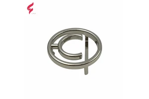 High Quality Wholesale Customizable Zinc Alloy Eco-friendly Lead Free Nickel Free Belt Buckle Embossed Logo Rectangle Different