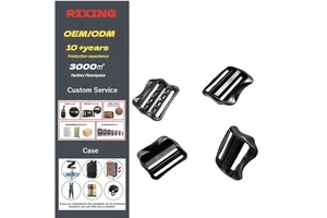 Adjustable Buckles Dual Tri Buckles For Belt Suitcase Accessories Tri-Glide Buckles Color Slider Adjust Clasp Backpack Bags