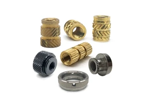 Cnc Machining Copper Knurled Thumb Nuts M5X12Mm 1/4 20 Unc Threaded Brass Insert Injection Moulding Bsp Thread For Wood