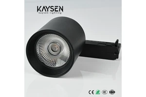 Customizable Modern Die Casting Aluminum COB LED Track Light 15W 20W 25W CE RoHS Spotlight Driver Integrated for Supermarket