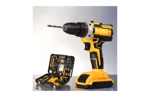 Multi-function Rechargeable Electric Hand Drill Kit Cordless Drill Machine Set Hand Wrench Tool Box Set Tools Kit Tool Sets