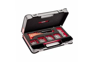 995 K Portable Plastic Tool Box Set with Screwdriver and Bits Organized Storage Case for DIY Repairs and Maintenance Tasks