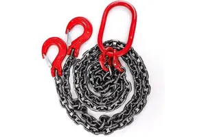 Z2LIFTING Grade 80(G80) Durable Lifting Chain Sling With Sling Hooks Double Leg Professional Chain Factory And Suppliers