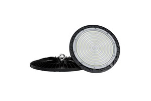 100W 150W 200W 240W 300W IP65 Industrial Lighting Highbay Round Pendant Fixture Warehouse Shop Light UFO Led High Bay Light