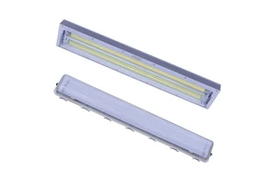 Tri-proof Light Anti Explosion 2x36w 2x18w 4ft 2ft Fluorescent Led Tube Light Fixture Self Clean Front Access