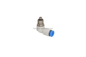 KSL06-M6 Rotary One-touch Fitting 90 Degree Male Elbow M6 Thread 6mm Tube Pneumatic Connector