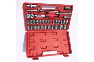 Aluminum Tool Kit Suitcase Portable Hardware Combination Tool Set for Auto Repair and Maintenance