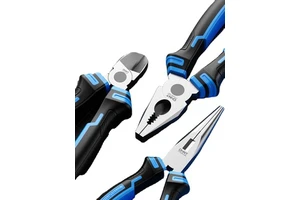 Chint Vice Pointed-Nose Diagonal Pliers High Hardness Wire Multifunctional Household Tools Electrician Special ZTGGSQ-007 Black