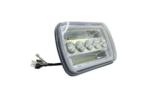 7 Inch Reflective Cup Bi LED Working Lamp High Beam Low Beam 12V 35W 25W 3000LM 6000K Offroad Truck Driving Light