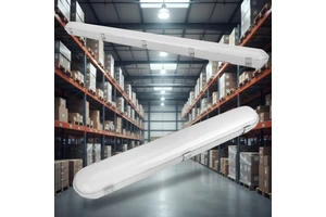 130lm/W LED Tri-proof Light 20W-120W IP66 IK08 3CCT Adjustable 2FT 4FT 5FT 6FT 8FT Vapor Tight Linear Lamp for Warehouse Garage
