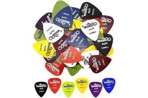 Colorful SC ECOMMERCE Italian Made Guitar Picks for Musical Instruments Model O1-BLRN-VKK7