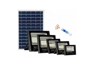 Remote Control Waterproof Floodlights Working Road Yard Garden Barn 25W 40W 60W 100W 200W 300W Led Outdoor Solar Flood Light
