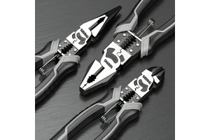 Factory Direct Multi-function Spring Pliers with Oblique Long-nosed Electrician Pliers and Crimping Pliers