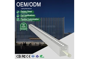 Aluminum Alloy DC24V LED Linear Light Easy Install Seamless Connection Suitable LED Linear Light