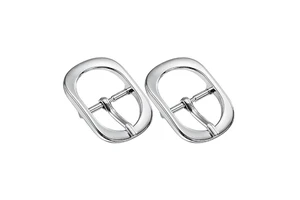 Stainless Steel Center Bar Buckle Single Prong Rectangular Belt Buckle Hook