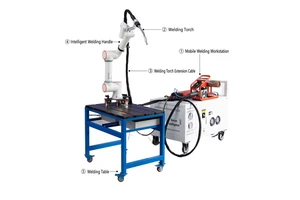 6DOF Collaborative Welding Robot Arm Automatic MIG Welder Industrial Cobot Welding Equipment CE Approved China Factory Supply