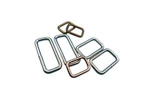 2026 Factory Custom Best Selling Metal accessories Rectangle Metal Square Belt Buckle Dee D Ring Buckle