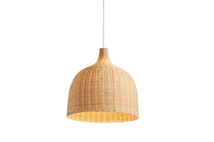 Vintage Lights Round Rattan Woven Restaurant Lights Bamboo Lampshade Country House Chandelier Ceiling Pendant Lights Rattan Lamp