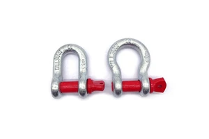 Wholesale Hot Sale Zinc Plated/Hot Dip Galvanized High Tensile Straight 4 Ton D Shackle Bow Shackle
